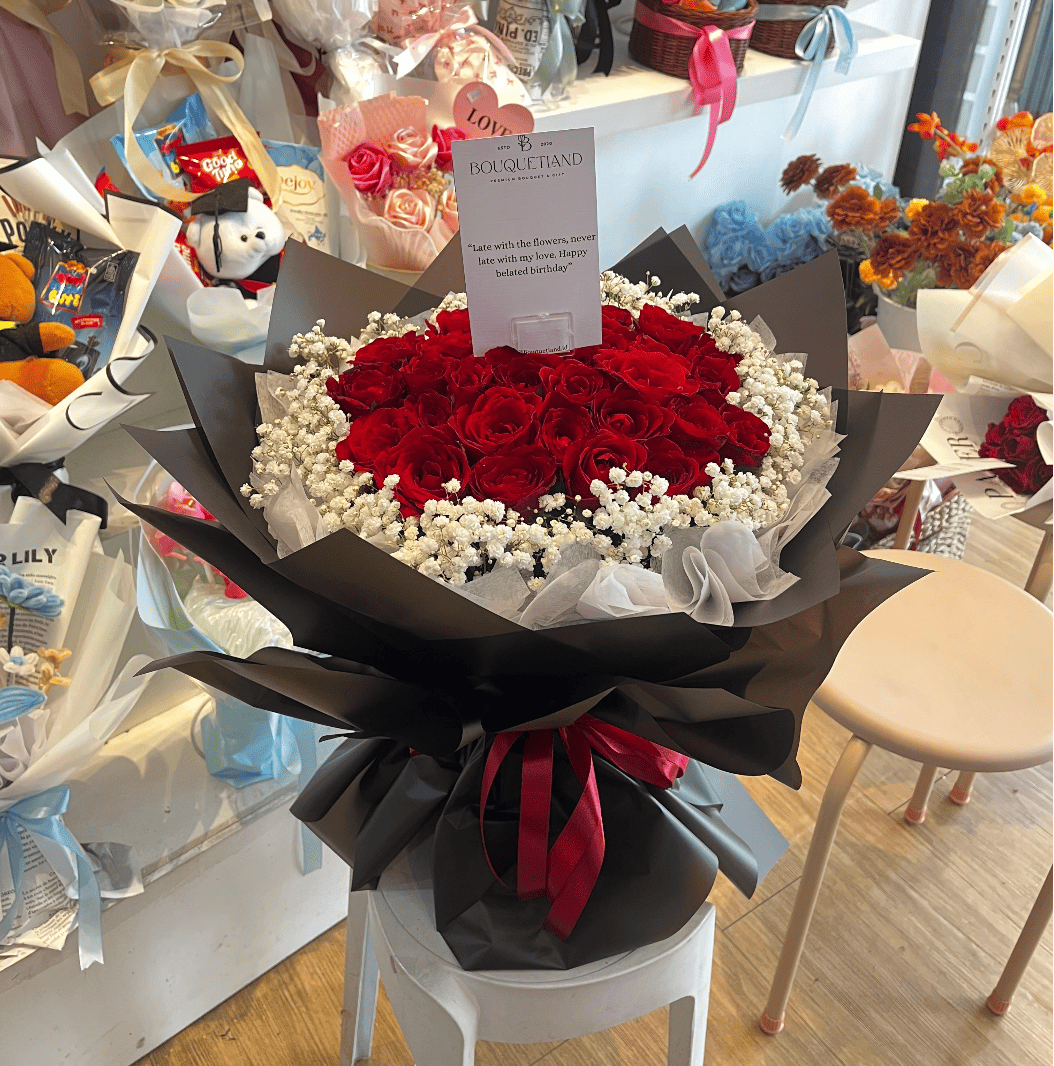 Round Rose 30 Stems